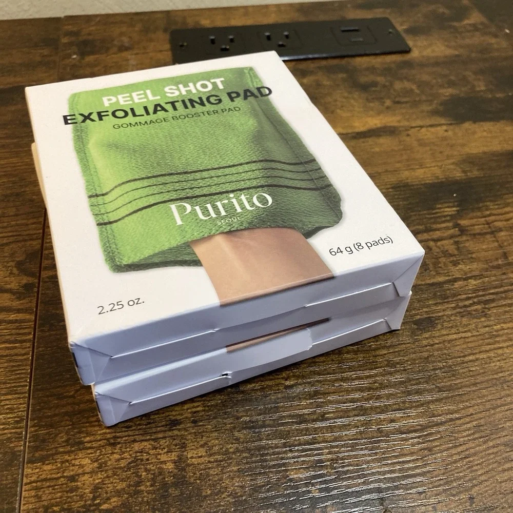 Purito Peel Shot Exfoliating Pad -‎ 2 Boxes - Each Box has 8 Packs